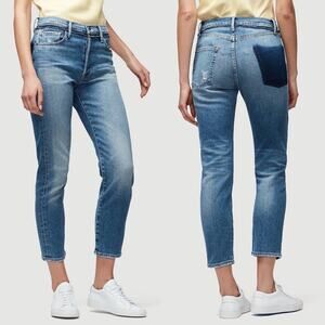 FRAME Le Original High Rise Straight Leg Jean